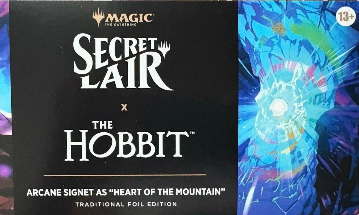 Magic The Gathering: Secret Lair Drop: Secret Lair x The Hobbit - Arcane Signet As "Heat of the Mountain" - Traditional Foil Edition