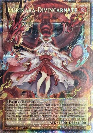 Kurikara Divincarnate (Starlight Rare) - RA05-EN147 Starlight Rare 1st Edition