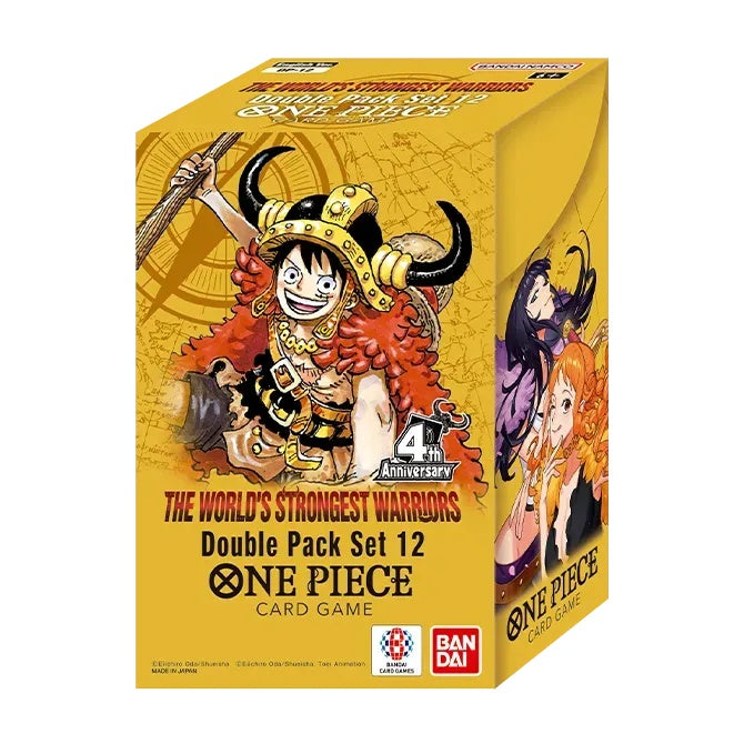 One Piece Card Game: DP-12 The World’s Strongest Warriors Double Pack Set