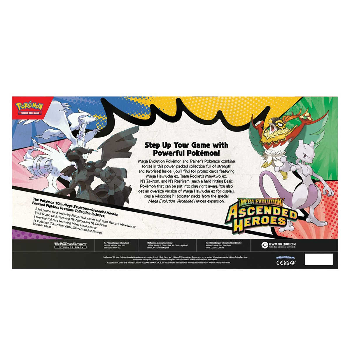 Pokémon TCG: Mega Evolution Ascended Heroes Focused Fighters Premium Collection (Sam's Club Exclusive)