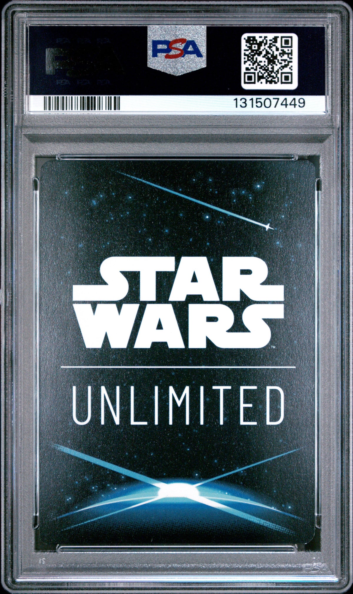 Star Wars: Unlimited Legends Of The Force 1001 Constructed Lightsaber Hyperspace Foil PSA 9 MINT