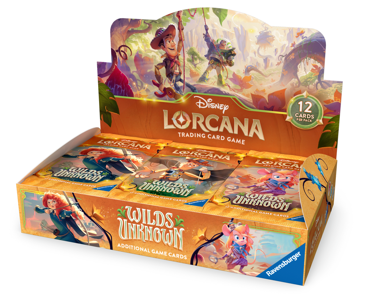 Disney Lorcana: Wilds Unknown Booster Box Case (4 Boxes)