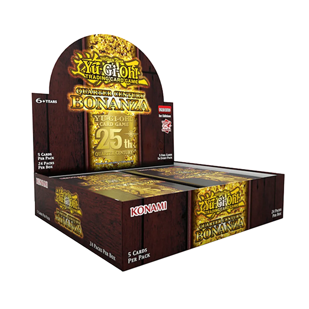 Yu-Gi-Oh!: Quarter Century Bonanza Booster Box Display