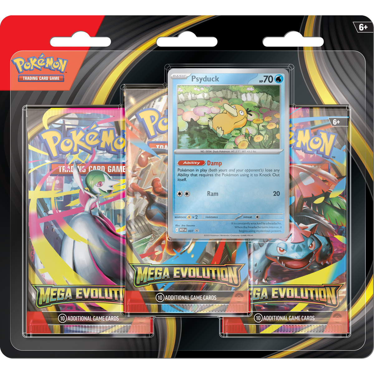 Pokémon TCG: Mega Evolution Booster Blister 3 Pack