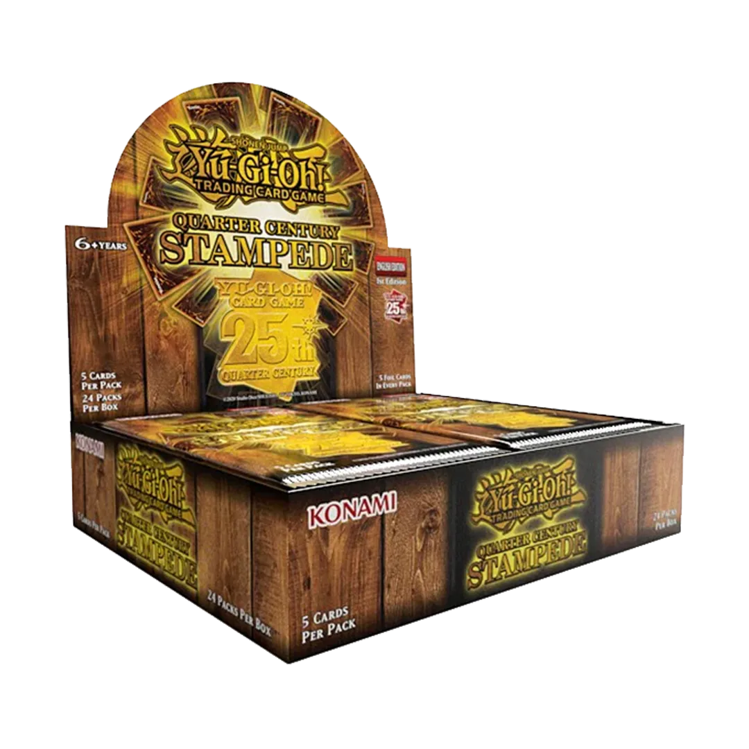 Yu-Gi-Oh!: Quarter Century Stampede Booster Box Display