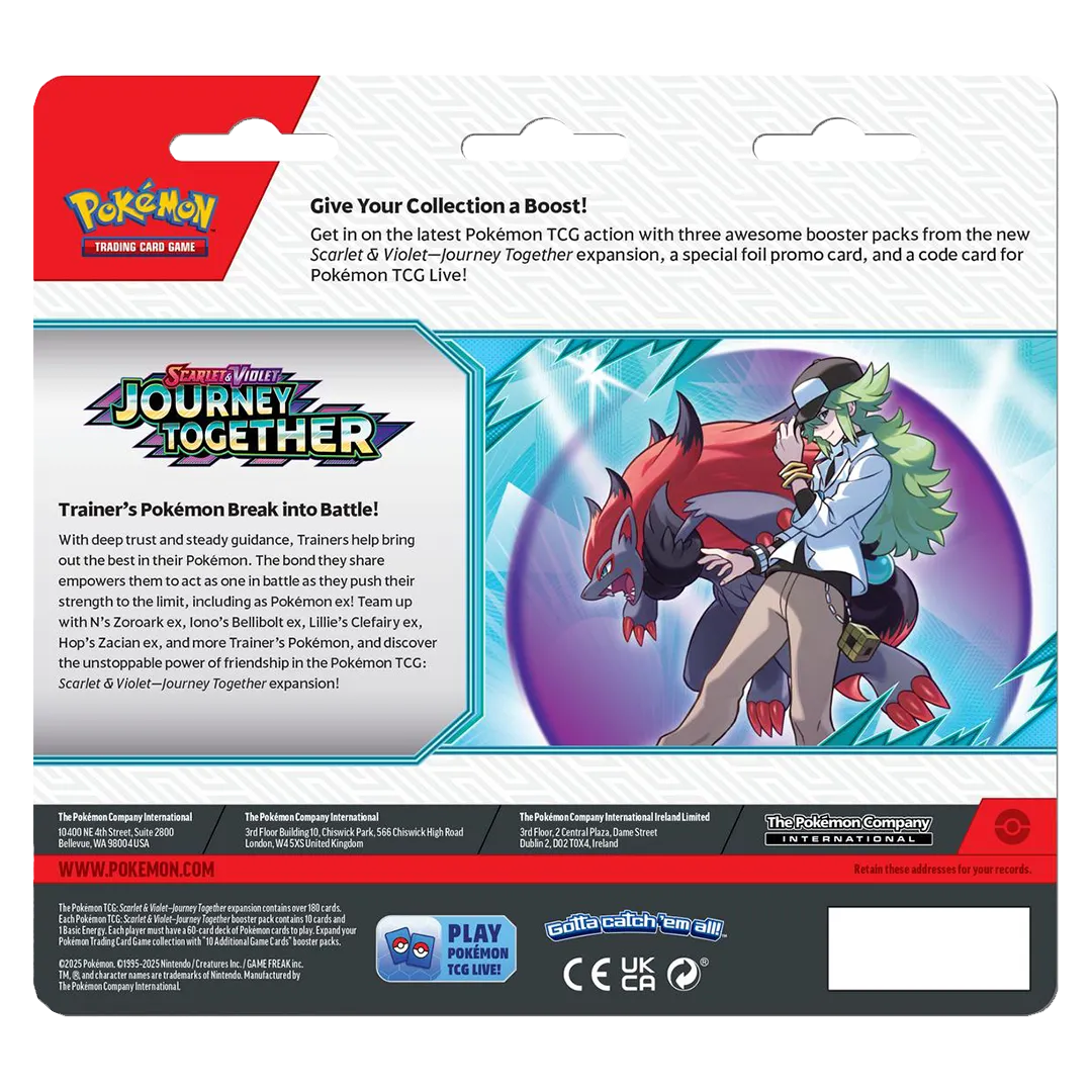 Scarlet & Violet: Journey Together - 3 Booster Blister [Yanmega]