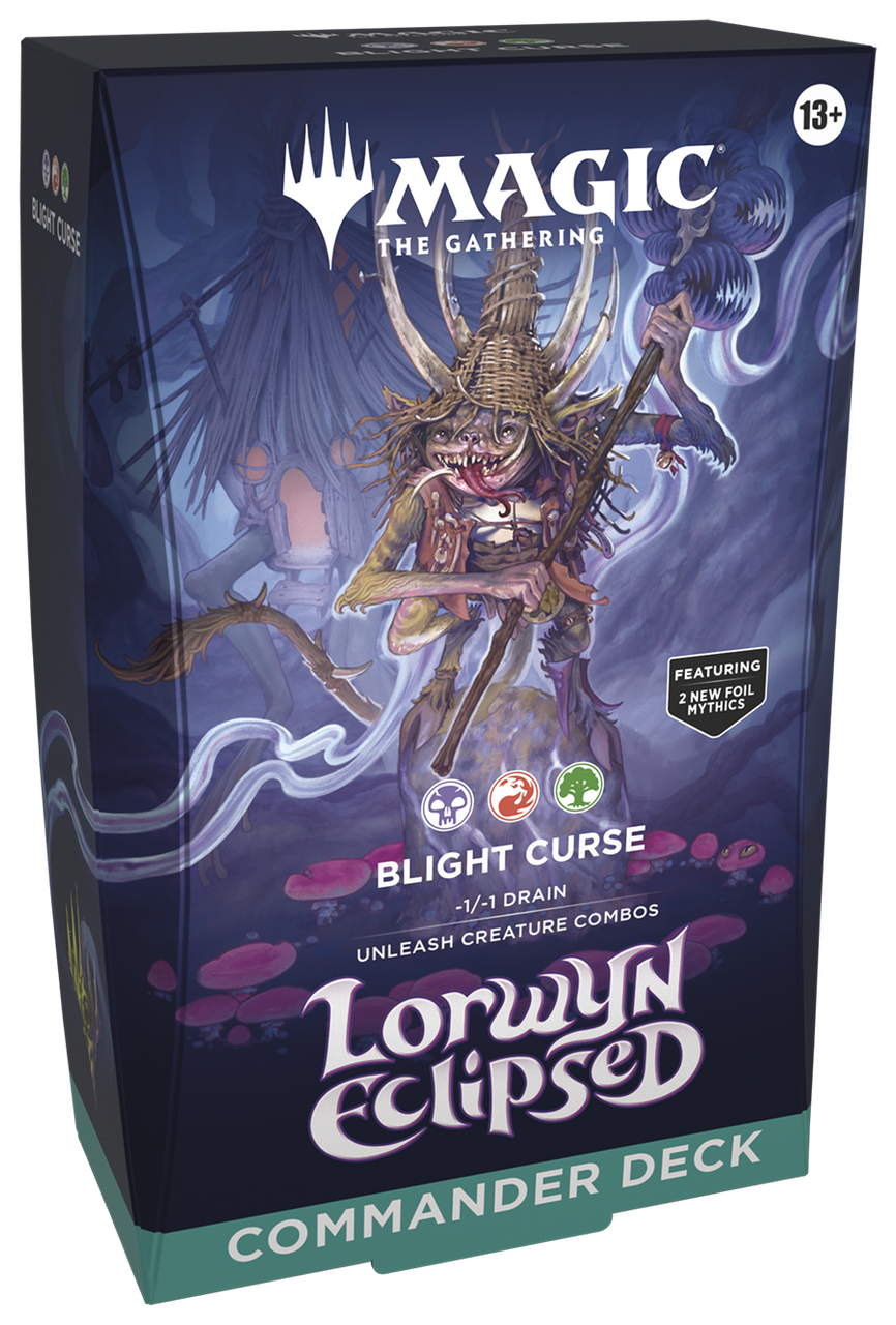 Magic The Gathering: Lorwyn Eclipsed Commander Deck Display (Set of 2)
