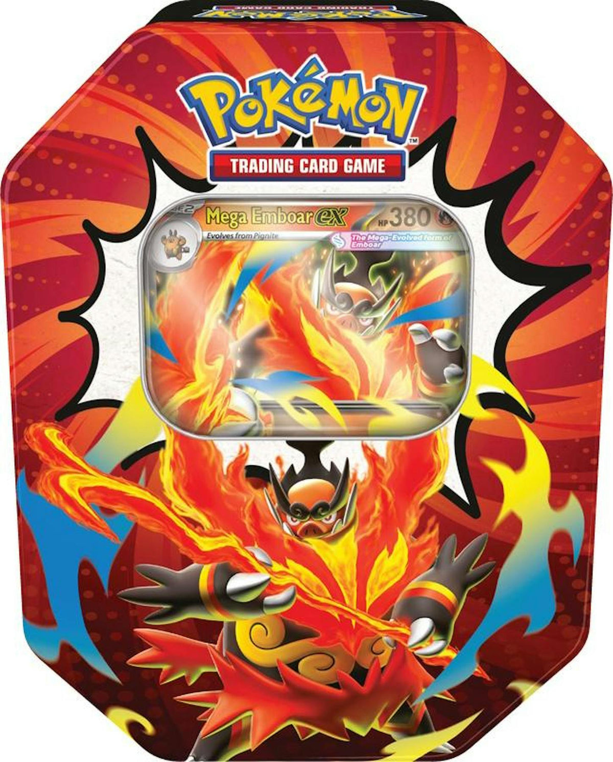 Pokémon TCG: Mega Evolution Ascended Heroes Mega ex Tin Case (6 Tins)