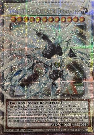 Shooting Quasar Dragon (Starlight Rare) - RA05-EN143 Starlight Rare 1st Edition