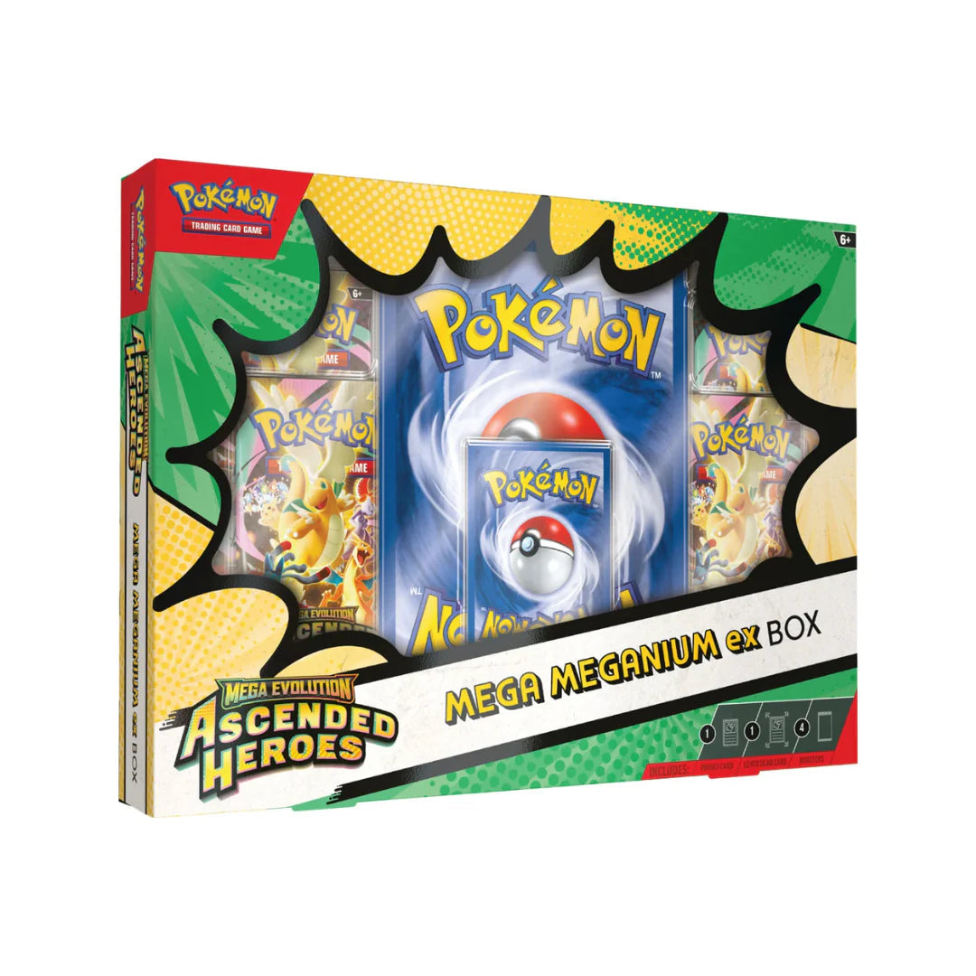 Pokemon TCG: Mega Evolution - Ascended Heroes - Mega Meganium ex Collection Box
