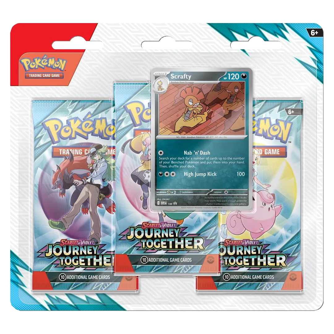 Scarlet & Violet: Journey Together - 3 Booster Blister [Scrafty]