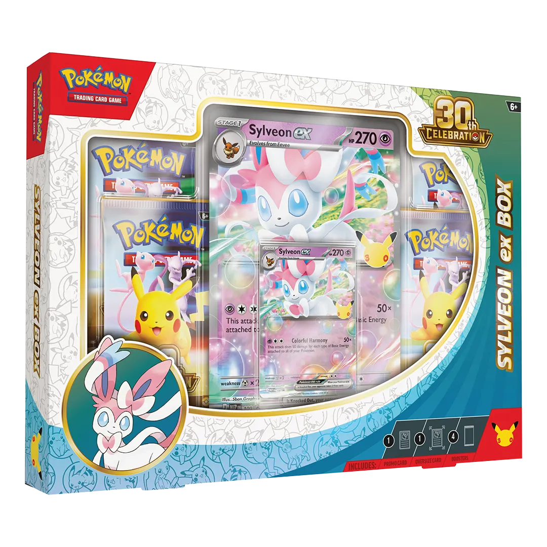 Pokémon: 30th Celebration - Greninja & Sylveon ex Box [Set of 2]