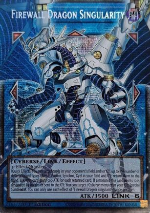Firewall Dragon Singularity (Starlight Rare) - RA05-EN146 Starlight Rare 1st Edition