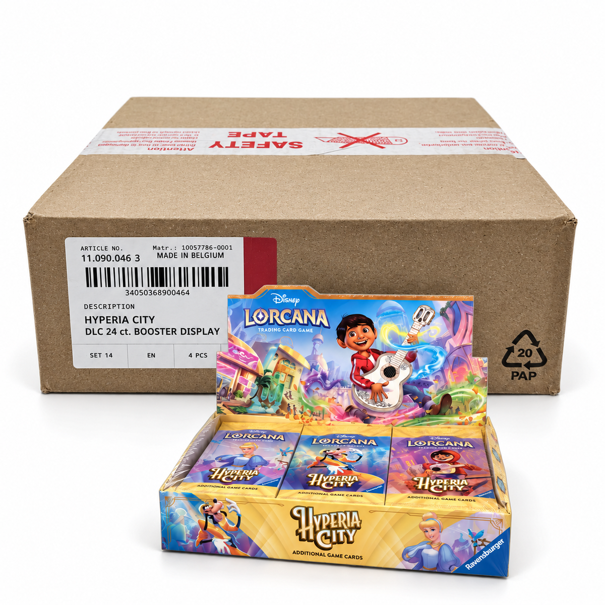 Disney Lorcana: Hyperia City Booster Box Case (4 Boxes) (Set 14)