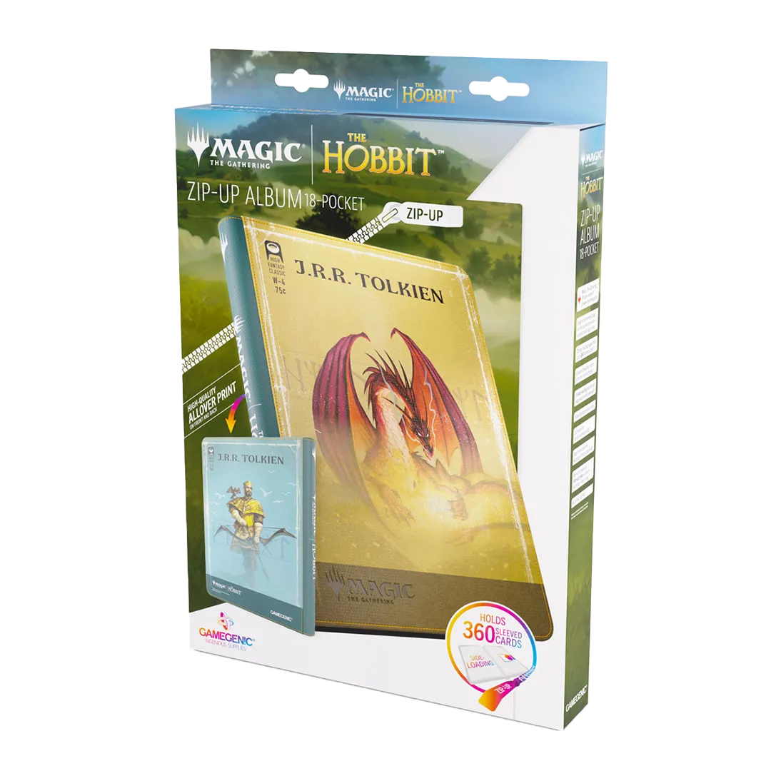 GameGenic - Magic: The Gathering The Hobbit Zip-Up Album 18-Pocket