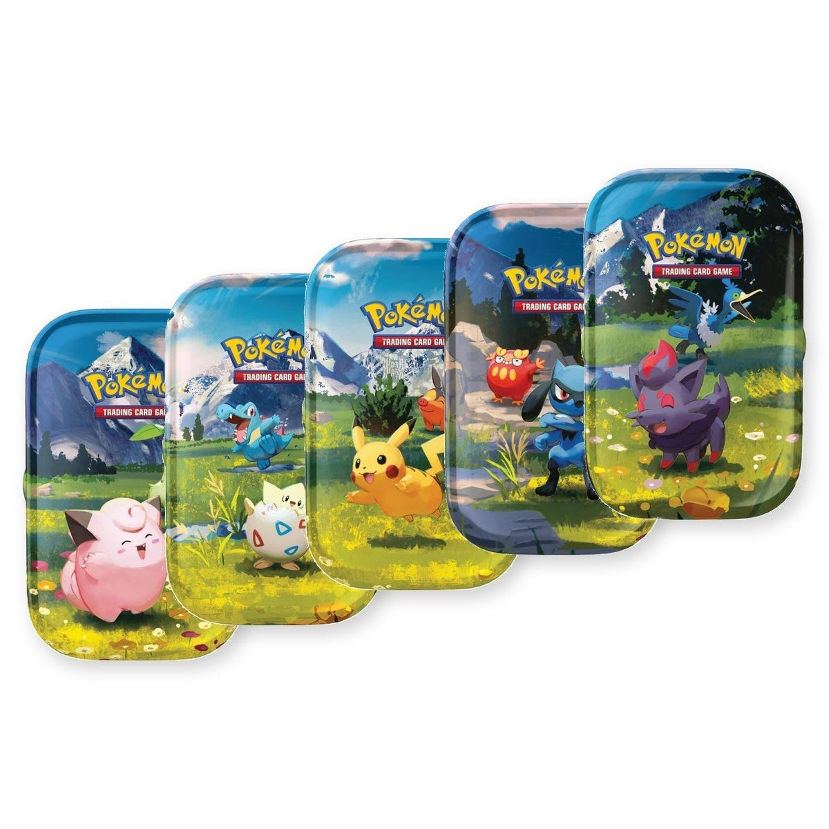 Pokémon TCG: Mega Evolution Ascended Heroes Mini Tin Display SEALED (10 Tins) (Small Tear)
